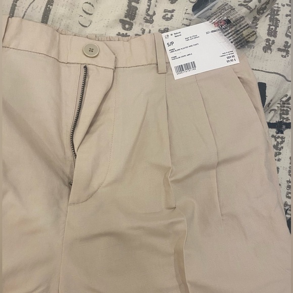 PLEATED WIDE PANTS - Picture 2 of 11